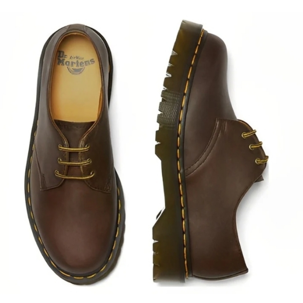 Dr. Martens Dark Brown 1461 Bex Oxfords Size 8 New